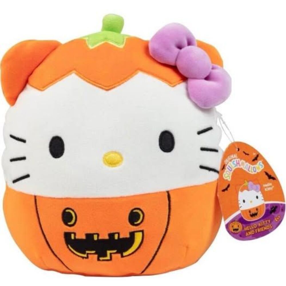 brand new hello kitty and friends 8 inch squishmallows Halloween pumpkin